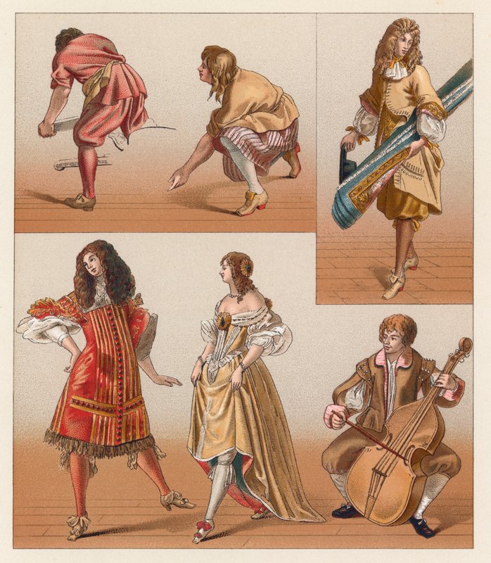 Kostium Francja XVII wiek autorstwa French School