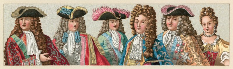 Kostium Francja XVII wiek autorstwa French School