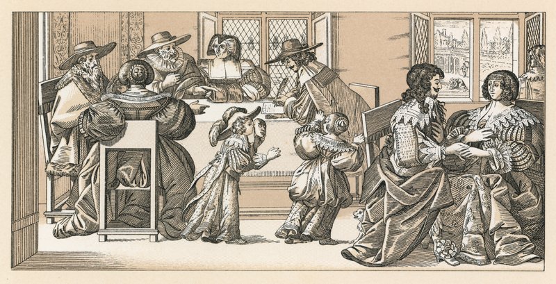 Kostium Francja XVII wiek autorstwa French School