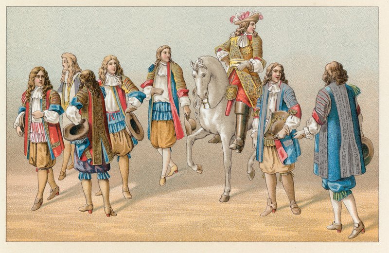 Kostium Francja XVII wiek autorstwa French School