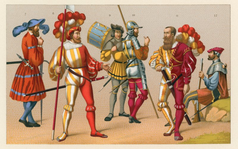 Kostium Francja XVI wiek autorstwa French School