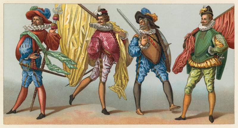 Kostium Francja XVI wiek autorstwa French School