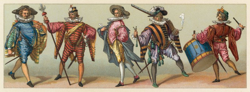 Kostium Francja XVI wiek autorstwa French School