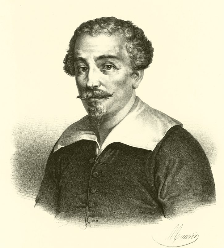 Francesco Albani lub Albano, portret (grafika) autorstwa French School