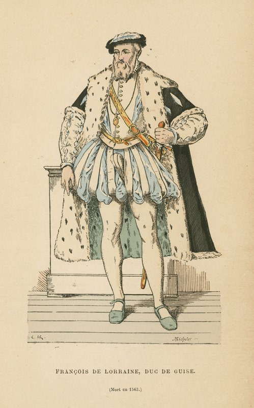 Franciszek Lotaryngii, książę Guise autorstwa French School