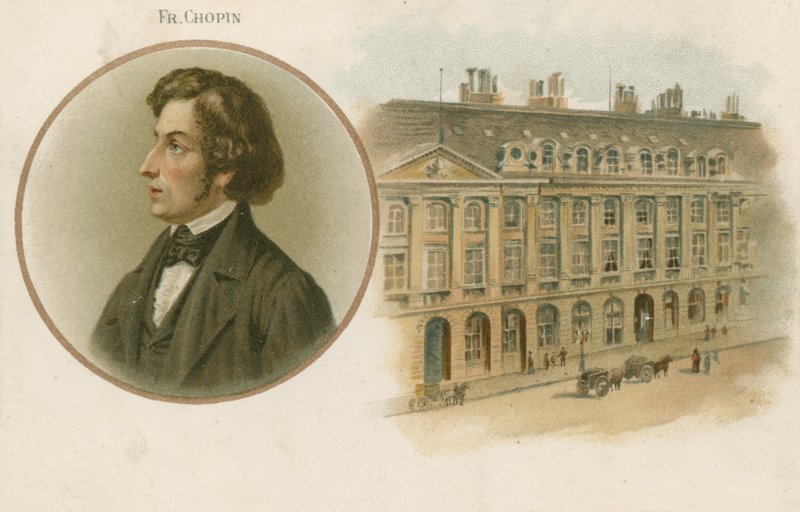Fryderyk Chopin, polski, kompozytor i wirtuoz pianista autorstwa French School