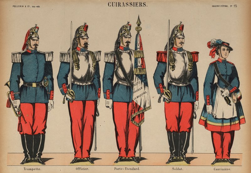 Kirasjerzy armii francuskiej autorstwa French School