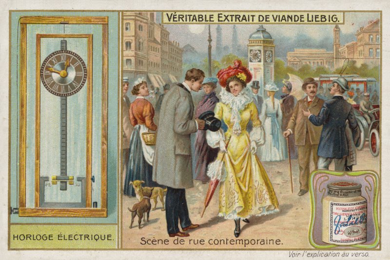Ekstrakt z francuskiego mięsa (Bouillon), typowa scena drogowa autorstwa French School
