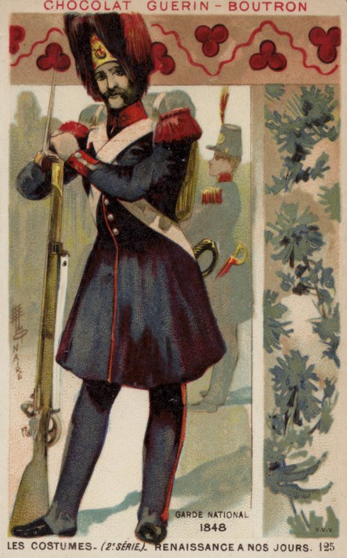 Francuski Gwardia Narodowa, 1848 autorstwa French School