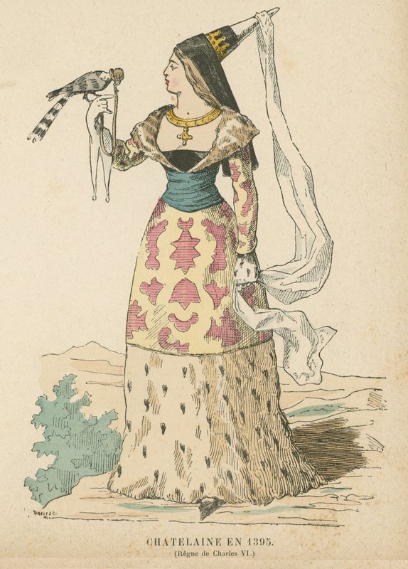 Kasztelanka francuska za panowania Karola VI, 1395 autorstwa French School