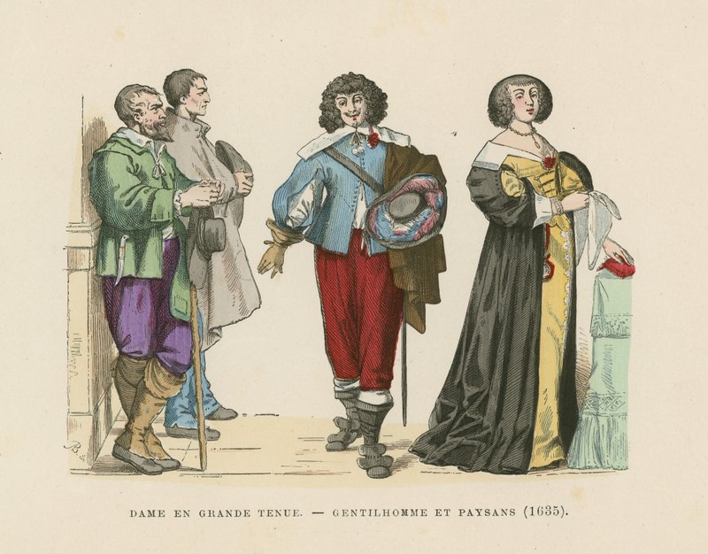 Stroje francuskie, XVII wiek autorstwa French School
