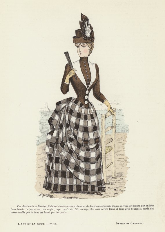 Francuski talerz mody, 1885-86 autorstwa French School