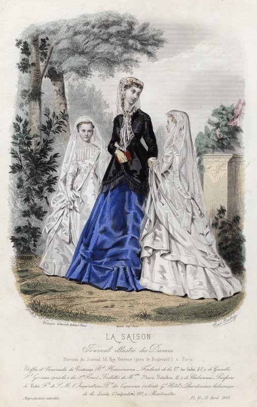 Francuski talerz modowy, koniec XIX wieku autorstwa French School