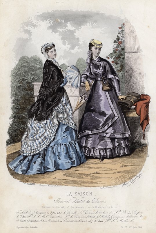 Francuski talerz modowy, koniec XIX wieku autorstwa French School