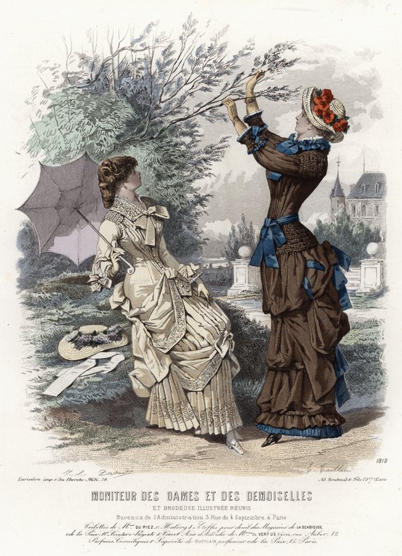 Francuski talerz modowy, koniec XIX wieku autorstwa French School