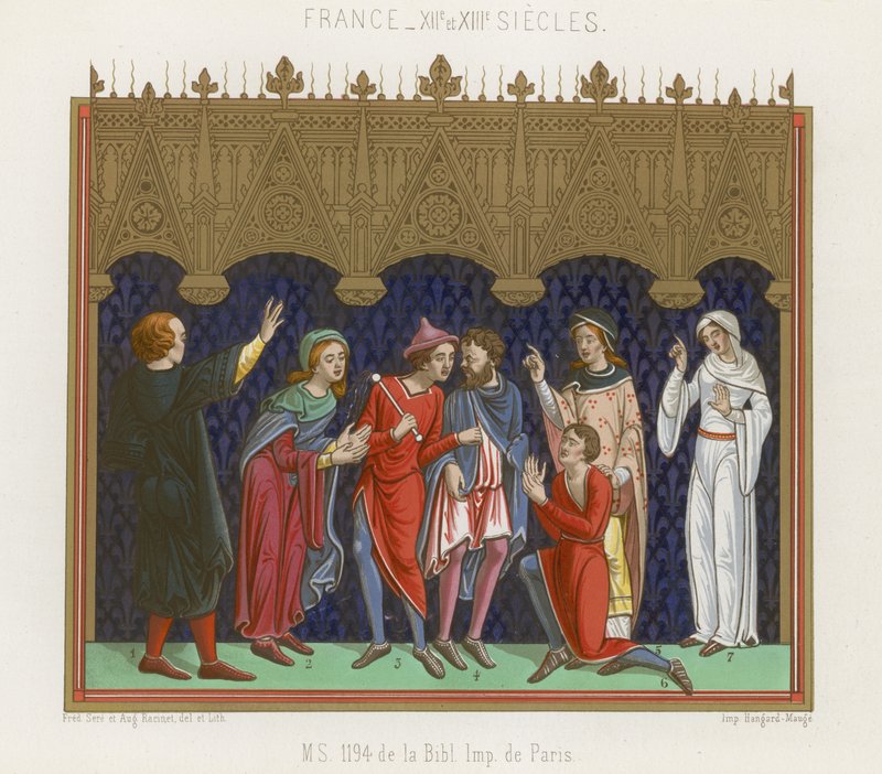 Figury francuskie z XII i XIII wieku autorstwa French School