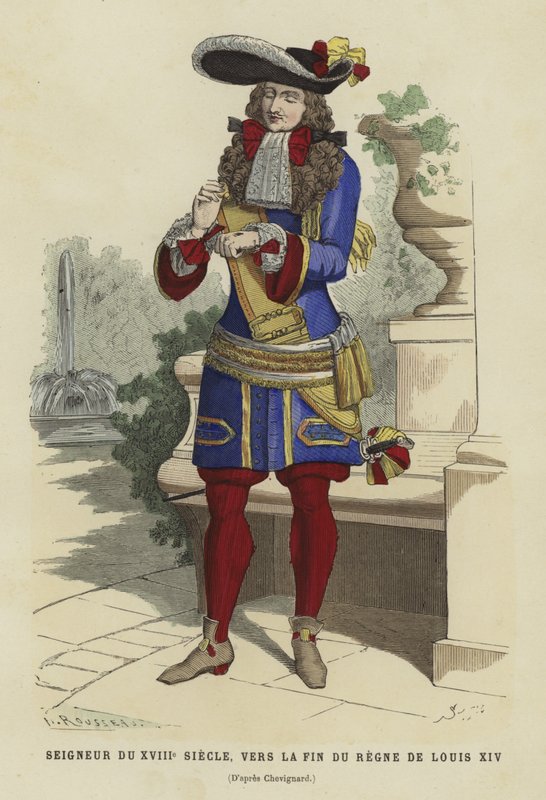 Szlachcic francuski XVIII wieku, pod koniec panowania Ludwika XIV autorstwa French School