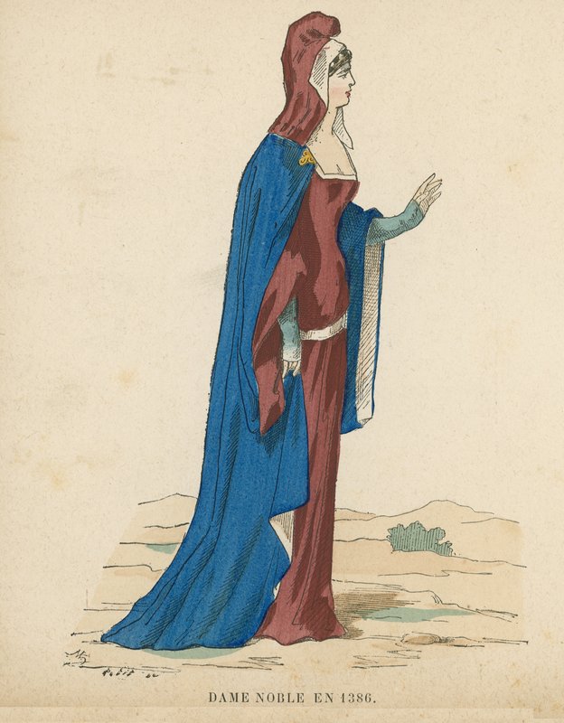 Francuska szlachcianka, 1386 autorstwa French School