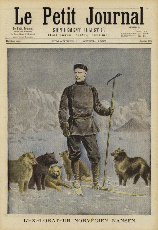 Fridtjof Nansen, norweski odkrywca autorstwa French School