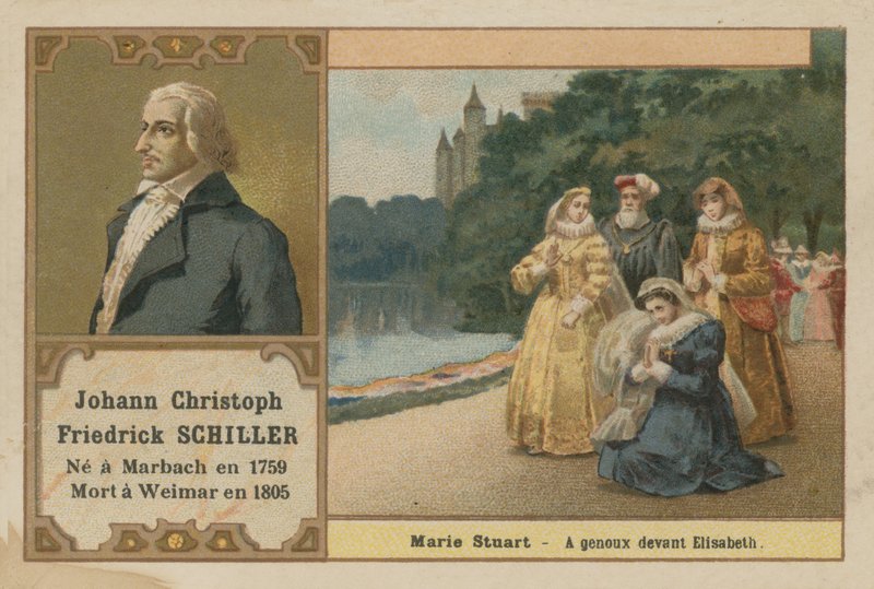Friedrich Schiller, poeta niemiecki; dramaturg i historyk autorstwa French School