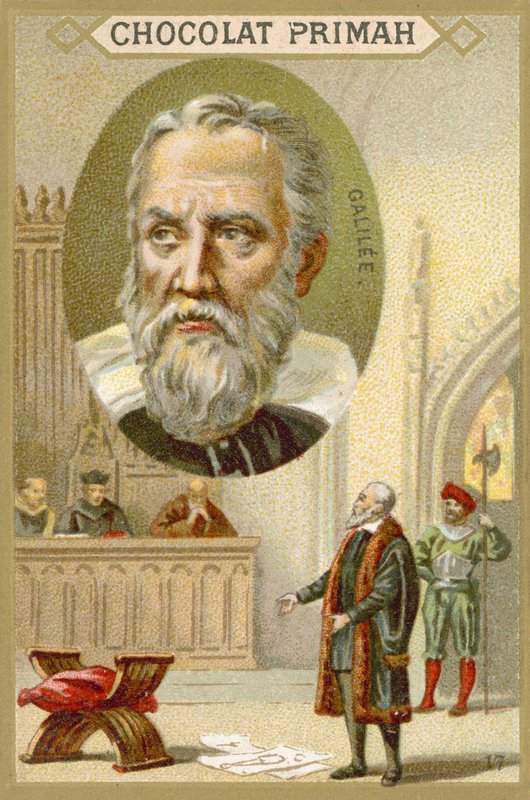 Galileo Galilei, włoski fizyk, matematyk i astronom autorstwa French School