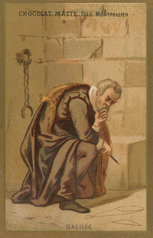 Galileo Galilei, włoski fizyk, matematyk i astronom autorstwa French School