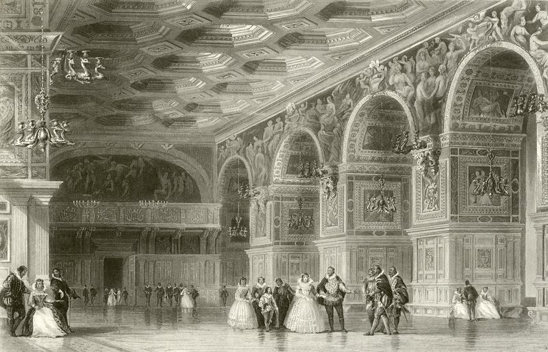 Galeria Henryka II, Fontainebleau autorstwa French School