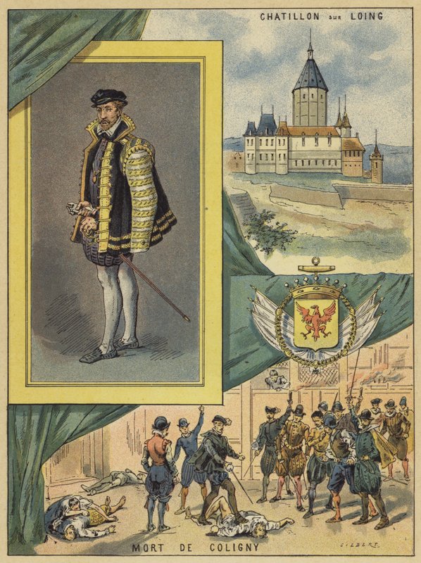 Gaspard de Coligny autorstwa French School