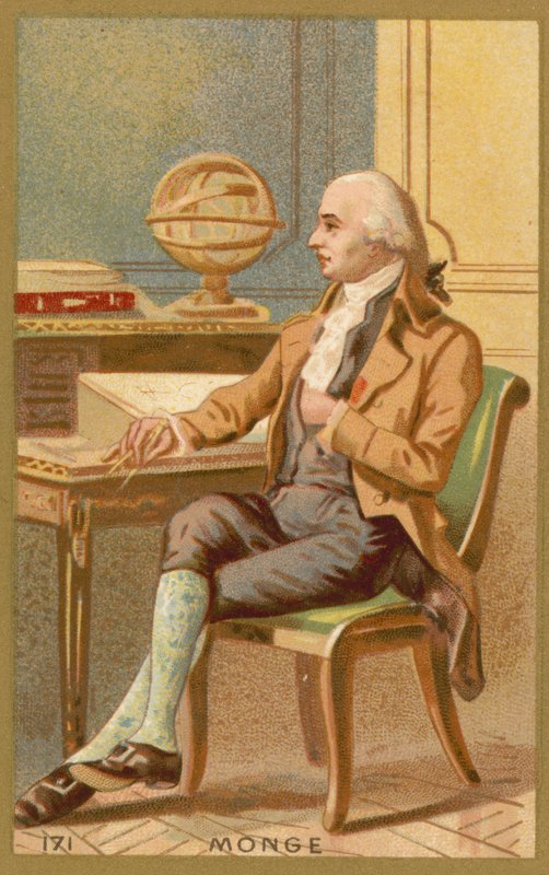 Gaspard Monge, francuski matematyk autorstwa French School