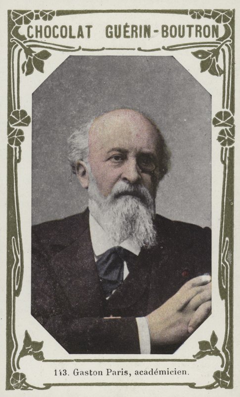 Gaston Paris, akademik (kolorowe zdjęcie) autorstwa French School