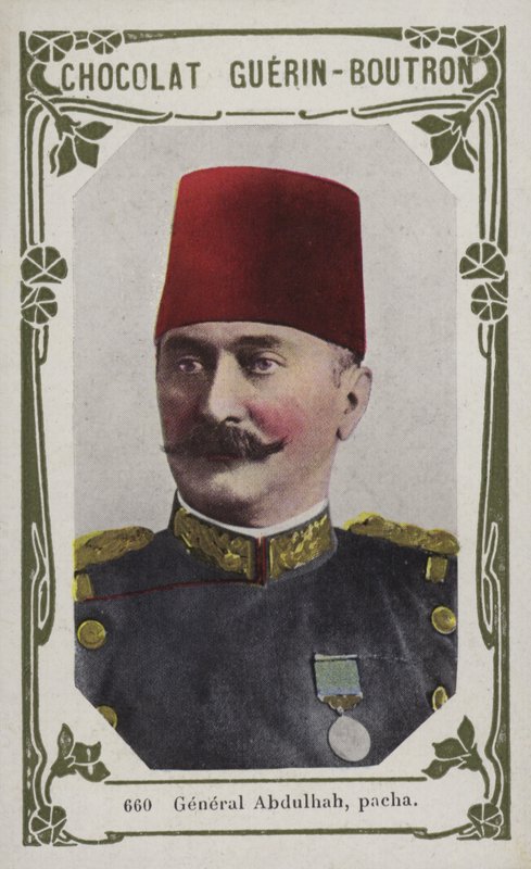 Generał Abdulhah, pacha (kolorowe zdjęcie) autorstwa French School