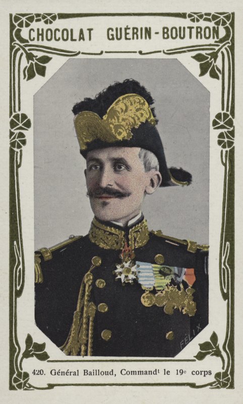 Generał Bailloud, dowódca 19 Korpusu (kolorowe zdjęcie) autorstwa French School