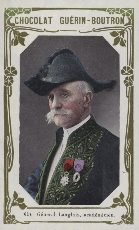 Generał Langlois, akademik (kolorowe zdjęcie) autorstwa French School
