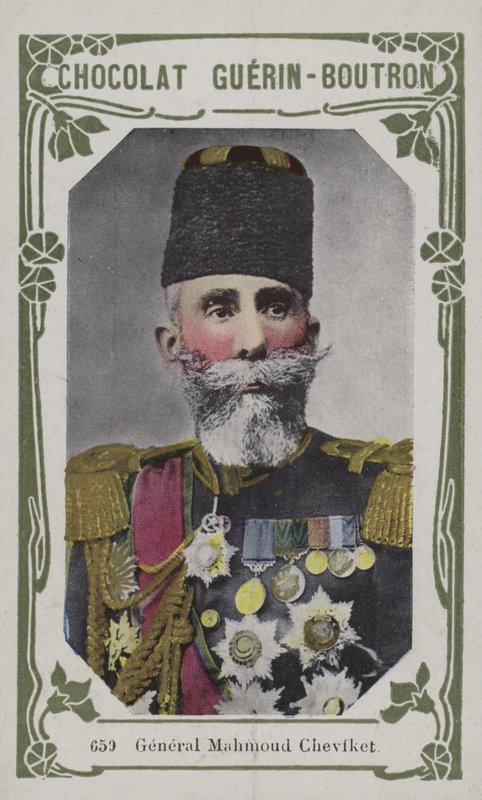 Generał Mahmoud Chevfket (kolorowe zdjęcie) autorstwa French School