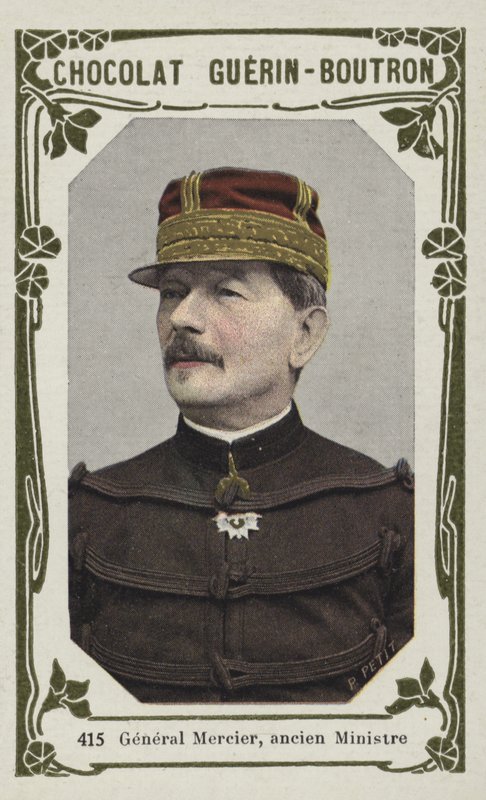 Generał Mercier, były minister (kolorowe zdjęcie) autorstwa French School