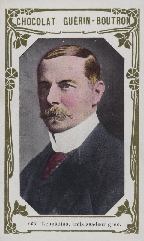 Gennadiusz, ambasador Grecji (kolorowe zdjęcie) autorstwa French School