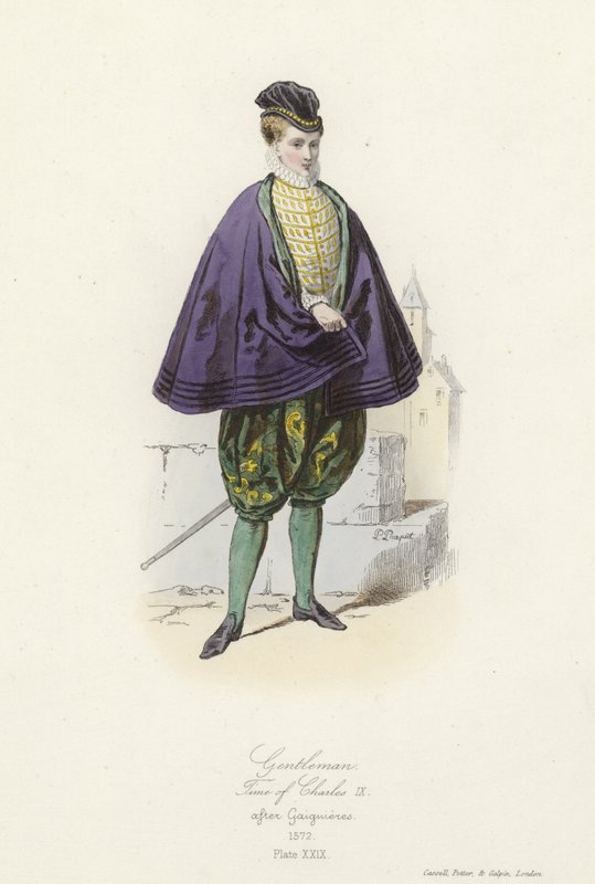 Dżentelmen czasów Karola IX z Francji autorstwa French School