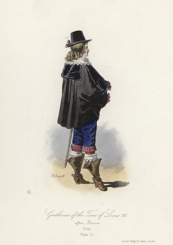 Dżentelmen z czasów Ludwika XIII Francji autorstwa French School