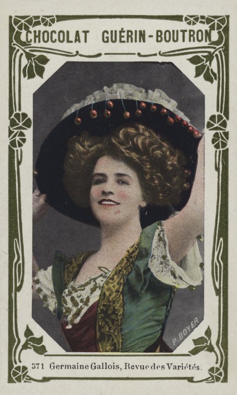 Germaine Gallois, Revue des Varietes (kolorowe zdjęcie) autorstwa French School