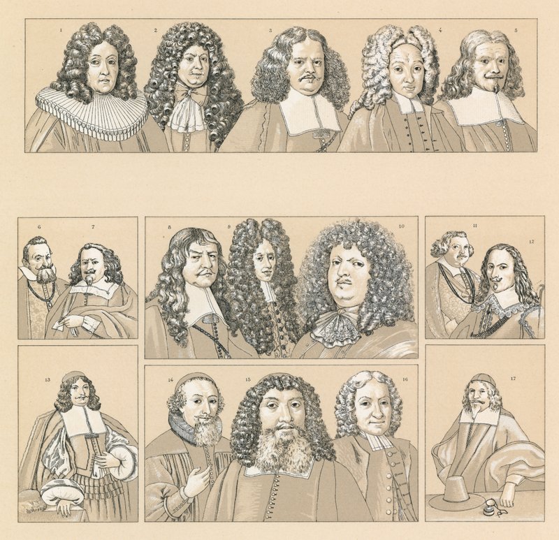 Niemcy XVII-XVIII wiek kostium autorstwa French School
