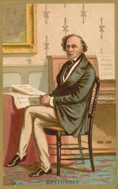 Giacomo Meyerbeer, niemiecki kompozytor autorstwa French School