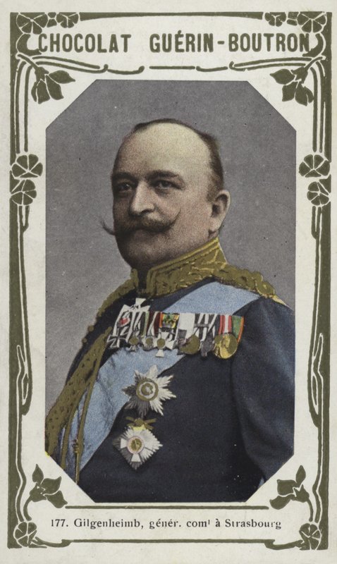 Gilgenheimb, komendant generalny Strasburga (kolorowe zdjęcie) autorstwa French School