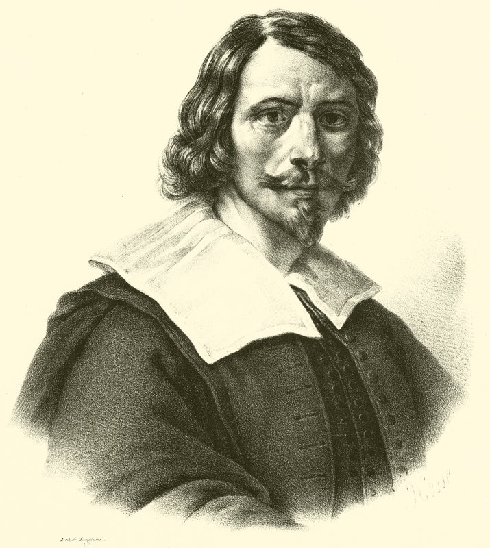 Giovanni Francesco Barbieri, znany jako Guercino lub il Guercino, portret autorstwa French School