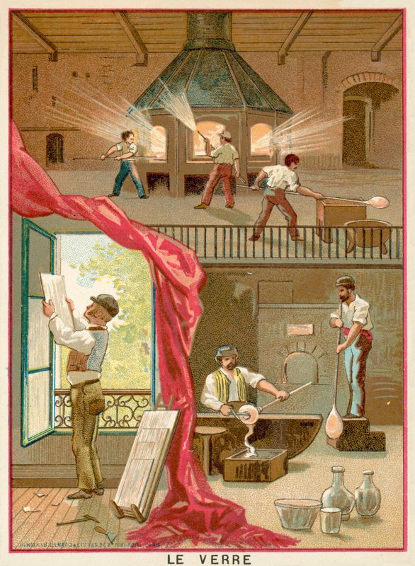 Szkło (chromolit) autorstwa French School