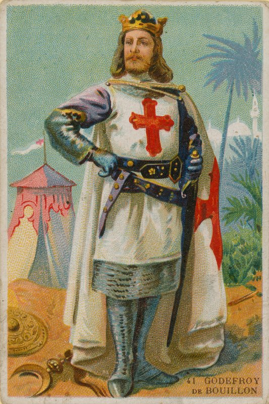 Godfrey z Bouillon autorstwa French School