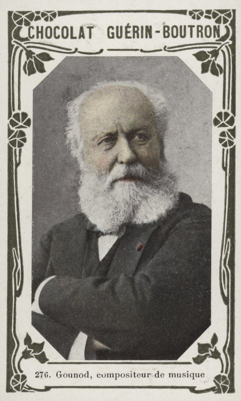 Gounod, kompozytor (kolorowe zdjęcie) autorstwa French School