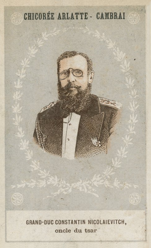 Wielki Książę Konstantyn Nikołajewicz, wujek cara autorstwa French School