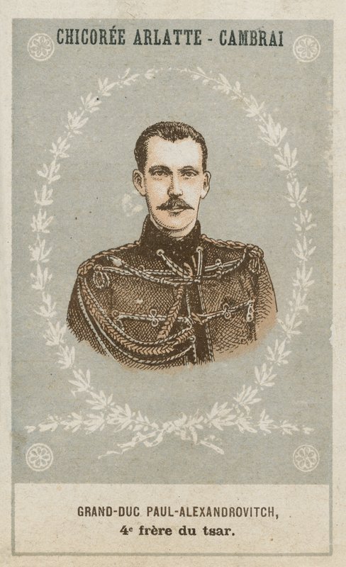 Wielki Książę Paweł Aleksandrowicz, czwarty brat cara autorstwa French School