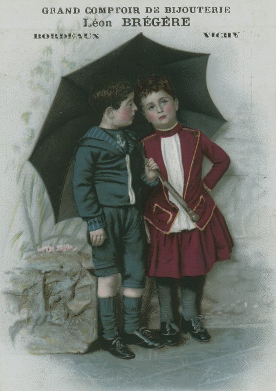 Duży sklep jubilerski, Leon Bregere, Bordeaux, Vichy autorstwa French School