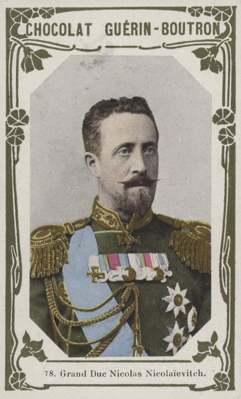 Wielki Książę Mikołaj Mikołajewicz (kolorowe zdjęcie) autorstwa French School
